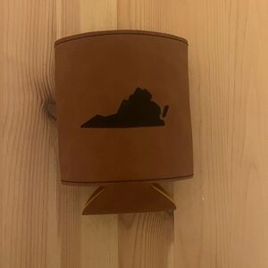 Vegan Leather Virginia Koozie